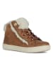 Geox Skórzane sneakersy "Kathe" w kolorze jasnobrązowym