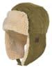 MaxiMo Trappermütze in Khaki/ Beige