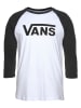Vans Longsleeve in Schwarz/ Weiß