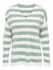 ONLY Pullover in Creme/ Grün