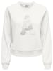 ONLY Sweatshirt in Weiß