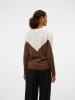 Vero Moda Sweter w kolorze kremowo-brązowym