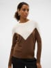 Vero Moda Trui crème/bruin