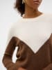 Vero Moda Trui crème/bruin