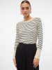 Vero Moda Pullover in Creme/ Schwarz