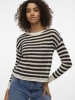 Vero Moda Pullover in Weiß/ Schwarz