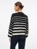 Vero Moda Pullover in Schwarz/ Weiß