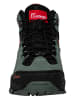 Kastinger Leder-Trekkingboots in Grün/ Schwarz