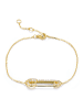 Les Favorites Vergulde armband met sierelement