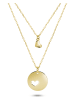 Les Favorites Vergulde ketting met sierelementen - (L)39 cm