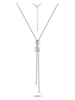 DI GIORGIO Silber-Halskette mit Schmuckelement - (L)40 cm