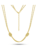 DI GIORGIO Vergulde ketting met sierelementen - (L)40 cm