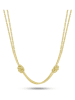 DI GIORGIO Vergulde ketting met sierelementen - (L)40 cm