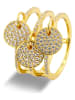 DI GIORGIO Vergold. Ring mit Edelsteinen