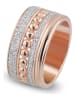 DI GIORGIO Rosévergold. Ring mit Edelsteinen