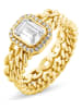 Les Petites Précieuses Vergold. Ring mit Edelsteinen