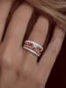 DI GIORGIO Silber-Ring mit Edelsteinen