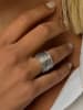 DI GIORGIO Silber-Ring mit Edelsteinen