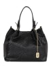 Anna Morellini Leder-Henkeltasche "Eloisa" in Schwarz - (B)38 x (H)28 x (T)16 cm