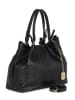 Anna Morellini Leder-Henkeltasche "Eloisa" in Schwarz - (B)38 x (H)28 x (T)16 cm