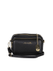 Anna Morellini Leren schoudertas "Tabita" zwart - (B)22 x (H)15 x (D)9 cm