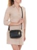 Anna Morellini Leren schoudertas "Tabita" zwart - (B)22 x (H)15 x (D)10 cm