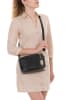 Anna Morellini Leder-Umhängetasche "Donatella" in Schwarz - (B)25 x (H)16 x (T)9 cm
