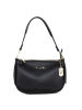 Anna Morellini Leder-Schultertasche "Pupetta" in Schwarz - (B)30 x (H)20 x (T)12 cm