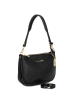 Anna Morellini Leder-Schultertasche "Pupetta" in Schwarz - (B)30 x (H)20 x (T)12 cm