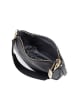 Anna Morellini Leder-Schultertasche "Pupetta" in Schwarz - (B)30 x (H)20 x (T)12 cm