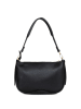 Anna Morellini Leder-Schultertasche "Pupetta" in Schwarz - (B)30 x (H)20 x (T)12 cm
