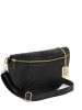 Anna Morellini Leder-Brustbeutel "Rufina" in Schwarz - (B)30 x (H)18 x (T)9 cm