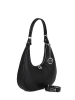 Mia Tomazzi Skórzana torebka "Beldiletto" w kolorze czarnym - 32 x 17 x 11 cm