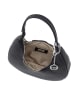 Mia Tomazzi Leren schoudertas "Beldiletto" zwart - (B)32 x (H)17 x (D)11 cm