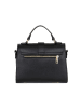 Mia Tomazzi Leren handtas "Diomede" zwart - (B)24 x (H)20 x (D)12 cm