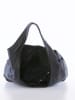 Lucca Baldi Leren schoudertas "Barga" zwart - (B)33 x (H)32 x (D)16 cm