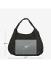 Lucca Baldi Leder-Henkeltasche "Pitigliano" in Schwarz - (B)41 x (H)31 x (T)30 cm