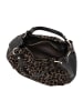 Lucca Baldi Leder-Henkeltasche "Pescia" in Schwarz/ Braun - (B)34 x (H)27 x (T)18 cm