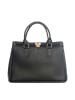 Lia Biassoni Leren handtas "Nure" zwart - (B)36 x (H)28 x (D)18 cm