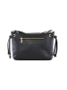 Lia Biassoni Leren schoudertas "Arroscia" zwart - (B)27 x (H)18 x (D)10 cm