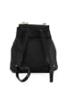 Lia Biassoni Leren rugzak "Imera" zwart - (B)30 x (H)32 x (D)12 cm