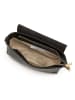Lia Biassoni Leder-Umhängetasche "Tagliamento" in Schwarz - (B)22 x (H)15 x (T)6 cm