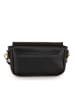 Lia Biassoni Leder-Umhängetasche "Tagliamento" in Schwarz - (B)22 x (H)15 x (T)6 cm