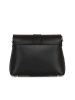 Lia Biassoni Leder-Umhängetasche "Perotto" in Schwarz - (B)25 x (H)19 x (T)9 cm