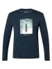 super.natural Functionele longsleeve "Header Brush" donkerblauw