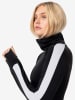 super.natural Funktionslongsleeve "Colorado" in Schwarz/ Weiß