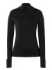 super.natural Funktionslongsleeve "Colorado" in Schwarz/ Weiß