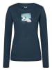 super.natural Functionele longsleeve "Almost Done" donkerblauw