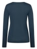super.natural Functionele longsleeve "Almost Done" donkerblauw
