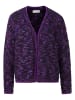 Rich & Royal Cardigan in Lila/ Schwarz